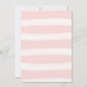 douche per post van het afar roze baby shower kaart (Achterkant)