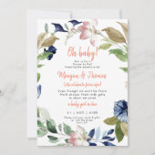 douche per post van het baby shower van een verafg kaart (Voorkant)