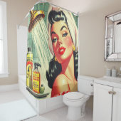  douche Pin Up Douchegordijn (In situ)