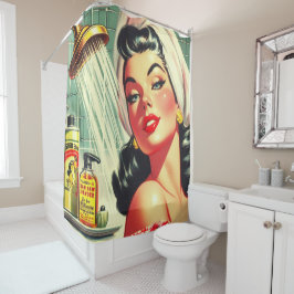  douche Pin Up Douchegordijn