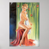 Douche pin-up poster (Voorkant)