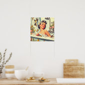 douche Pin Up Poster (Keuken)