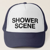 DOUCHE SCENE leuke slogan trucker hoed Trucker Pet (Voorkant)