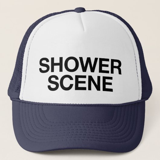 DOUCHE SCENE leuke slogan trucker hoed Trucker Pet (Voorkant)