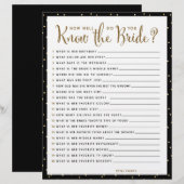 Douche spel | Hoe goed ken je de Bruid (Voorkant / Achterkant)