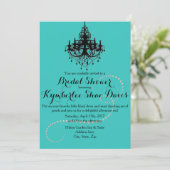 Douche-uitnodiging Kaart (Staand voorkant)