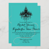 Douche-uitnodiging Kaart (Voorkant / Achterkant)