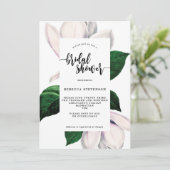  douche - uitnodiging voor de bridal van magnolia (Staand voorkant)