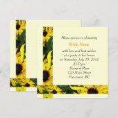 douche - uitnodigingen (Voorkant / Achterkant)