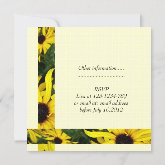 douche - uitnodigingen (Achterkant)