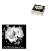 Douche van Rozen St. Therese Quote Rubberstempel (Gestempeld)