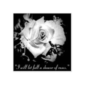 Douche van Rozen St. Therese Quote Rubberstempel (Afrduk)