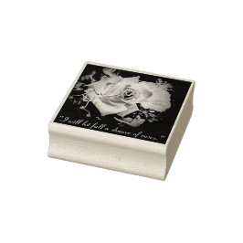 Douche van Rozen St. Therese Quote Rubberstempel