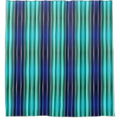 Douchegordijn - 080 - Blauw en Turquoise (Voorkant)