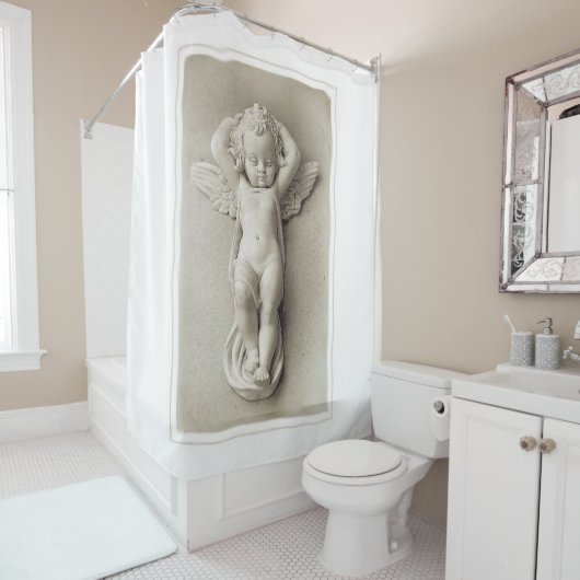 Douchegordijn Baby Angel (In situ)