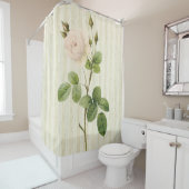 Douchegordijn Beige Floral (In situ)