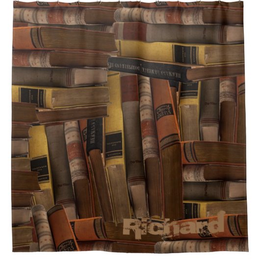 Douchegordijn Boeken (Voorkant)