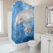 Douchegordijn, Dolfijnen Douchegordijn (In situ)