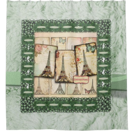 Douchegordijn Frankrijk (Voorkant)