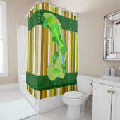 Douchegordijn Golf (In situ)