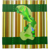 Douchegordijn Golf (Voorkant)