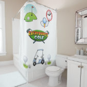 Douchegordijn Golf (In situ)