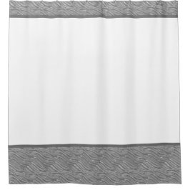 Douchegordijn Grijs en Wit