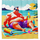 Douchegordijn in de zomer (Voorkant)