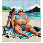 Douchegordijn in de zomer (Voorkant)