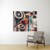 Douchegordijn Klassieke auto Wandkleed (In Situ (horizontaal))