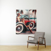 Douchegordijn Klassieke auto Wandkleed (In situ)