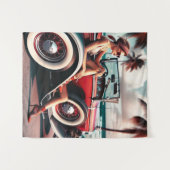 Douchegordijn Klassieke auto Wandkleed (Voorkant (horizontaal))