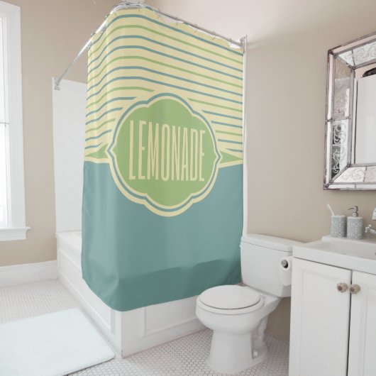 douchegordijn "limonade" (In situ)
