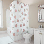 Douchegordijn Live Lach Liefde Roos (In situ)