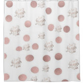 Douchegordijn Live Lach Liefde Roos (Voorkant)