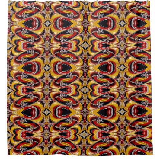 Douchegordijn met Belgische kleuren (Voorkant)