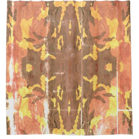 douchegordijn met camouflagebed (Voorkant)