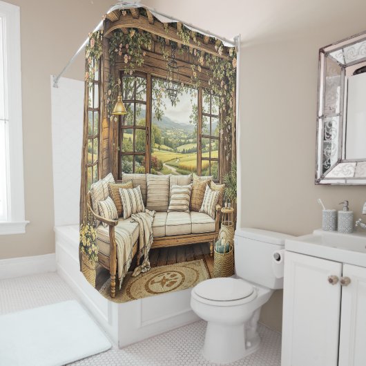 Douchegordijn - met dat vakantiegevoel (In situ)