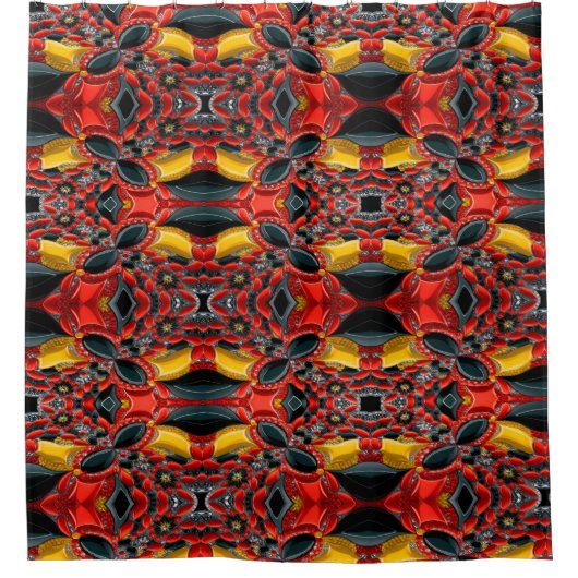 Douchegordijn met Duitsland Kleuren (Voorkant)