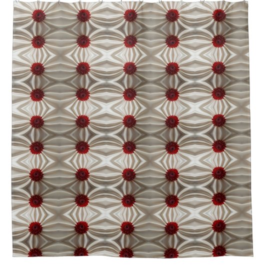 Douchegordijn met Japanse kleuren (Voorkant)