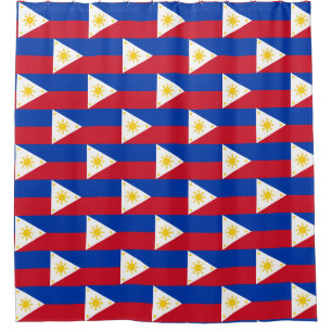 Douchegordijn met vlag van de Filipijnen