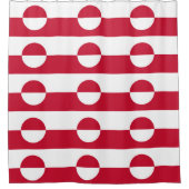 Douchegordijn met vlag van Groenland (Voorkant)