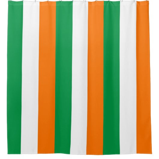Douchegordijn met vlag van Ierland (Voorkant)