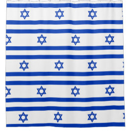 Douchegordijn met vlag van Israël