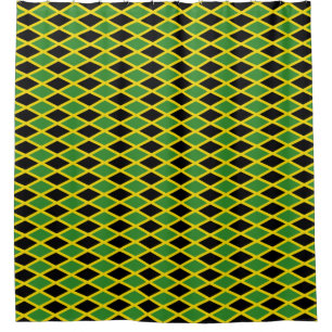 Douchegordijn met vlag van Jamaica
