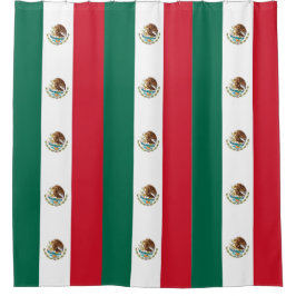Douchegordijn met vlag van Mexico
