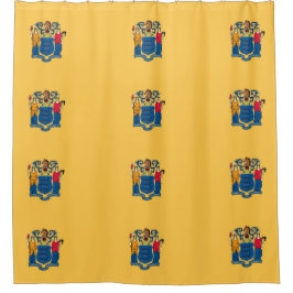 Douchegordijn met vlag van New Jersey, Verenigde S