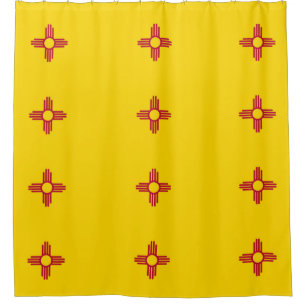 Douchegordijn met vlag van New Mexico, Verenigde S