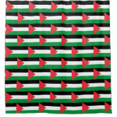 Douchegordijn met vlag van Palestina (Voorkant)