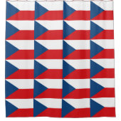 Douchegordijn met vlag van Tsjechië (Voorkant)
